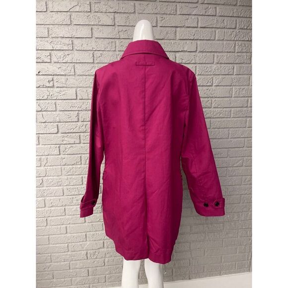 Talbots Women Pink Double Breasted Pea Coat Size 14 - Picture 2 of 12